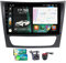 Radio para coche HTXPSM Android 13 para Mercedes-Benz Clase E S211 W211 2002-2010 - Carplay Android Auto - Radio FM RDS con pantalla de 9 pulgadas con DSP/4G WiFi/controles en el volante + cámara de
