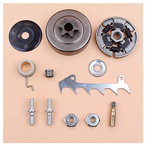 3/8 Inch Clutch Drum Felling Dog Oil Pump Worm Gear Studs Kit Compatible With Various Chainsaw Models 1123 160 2050