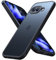 AOUIA für Google Pixel 9A Hülle, Handyhülle für Google Pixel 9A Case mit Kameraschutz, Stoßfest Militärstandard FallSchutz Transluzente Matt Schutzhülle für Pixel 9 A (Schwarz)