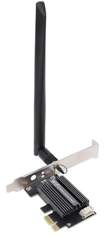 900 Mbit/S Doppelband Bluetooth 5.2 PCI E -Netzwerkkarte für Desktop -PC WiFi6, Stable Gaming -Streaming Kompatibel mit 10 11, Linux (8DB-Antenne)