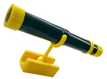 Fenteer Kids Playground Toy Telescope Toy for Playhouse Climbing Frame Outdoor Game Backyard Playset Accessory Fully Retractable Pirate Telescope for Boys Girls Kids Ages 3+, Dark Green