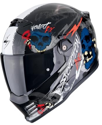 SCORPION COVERT FX SKULLZ Black-Grey-Red S