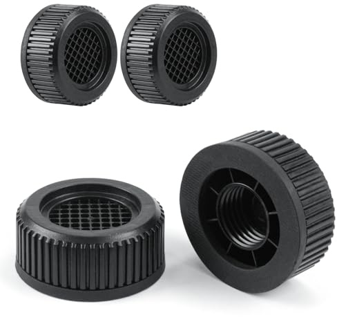 4 Pcs Anti Vibration Pads for Washing Machine Anti Vibration Pads, Washing Machine Stabilisers Foot Pads Feet Protectors Stabilizers for Washer & Dryer Supports, Stops Moving Walking(Black, Round)