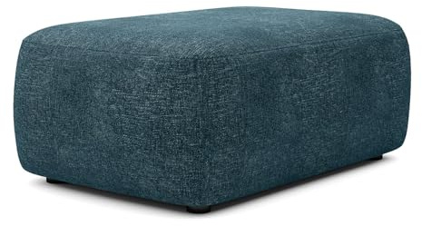 Vente-unique - Sitzhocker 1 Daviso - Polyester - blau