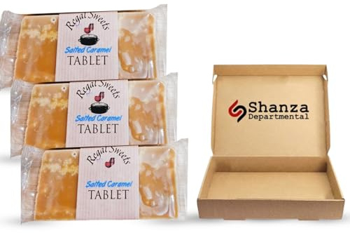 The Wee Copper Pot Salted Caramel Fudge – 3 x 120g Multipack (360g) – Handcrafted Authentic Scottish Fudge – Smooth Gourmet Confectionery – Made in Scotland