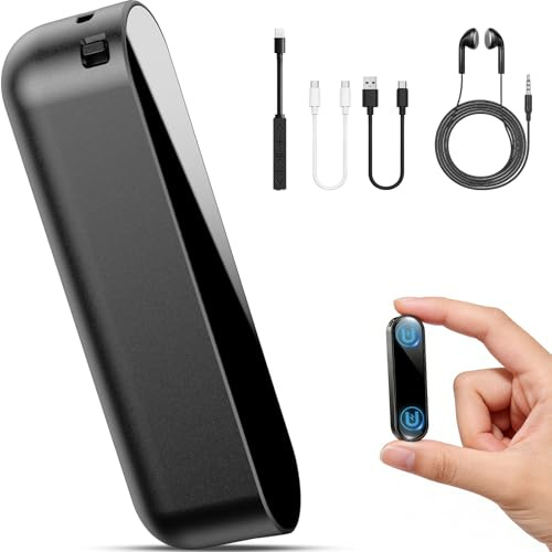 Voice Recorder Magnetic, Audio Recorder, Recording Device with 40 Days Continuous, Noise Reduction USB Rechargeable, Recorder with Playback for Lectures, Meetings, Intervie Voice Activated Recorder