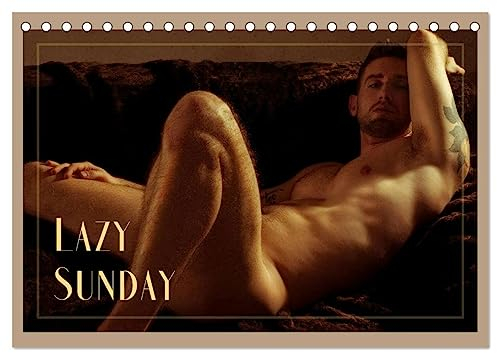 Lazy Sunday - Genieße hüllenlos die Ruhe (Tischkalender 2025 DIN A5 quer), CALVENDO Monatskalender: Sonntage, und ihre erotische Seite der Entspannung, auf der Couch (CALVENDO Erotik)