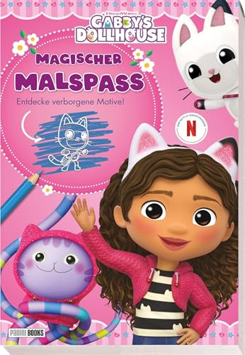 Gabby's Dollhouse: Magischer Malspaß - Entdecke verborgene Motive!: Malblock