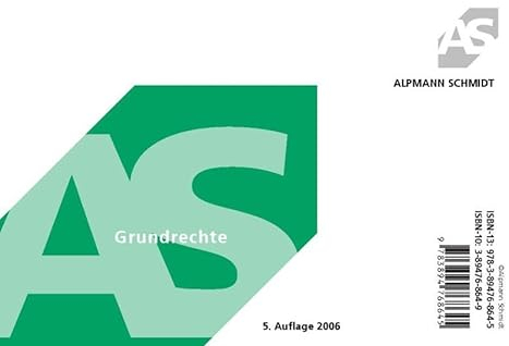 Alpmann-Cards Grundrechte. 75 Karteikarten (Alpmann-Cards / Karteikarten)