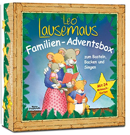 Leo Lausemaus Familien-Adventsbox: zum Basteln, Backen und Singen