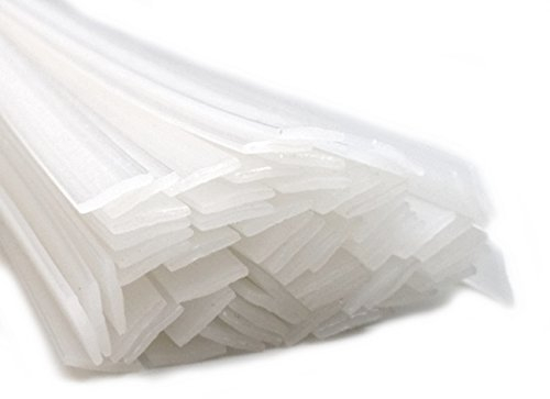 Plastique baguettes de soudure PP Naturale 8x2mm Plat 25 Barres