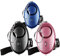 Emergenza Allarme personale Qoosea Scream Safesound Allarme 140dB LED Torcia elettrica per bambini/donne/Anziani/Studente Protezione autodifesa protetta (Nero + blu + rosa)