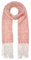 Autiga großer Damen Strickschal Fransen XXL Wollschal Oversized Winterschal Deckenschal rosa