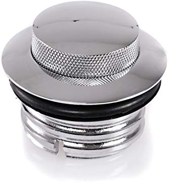 Tankdeckel Pop-Up für Harley Davidson Dyna Fat Bob 08-17 Chrom