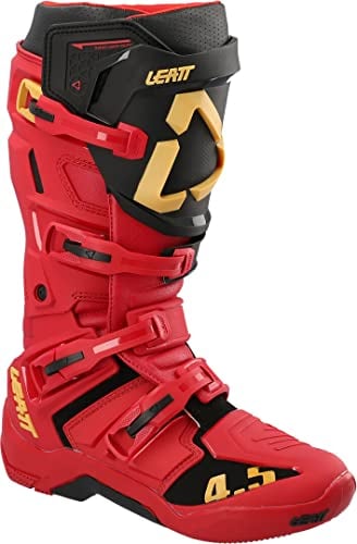 Leatt 4.5 Stivali Motocross (Red,9 (43))