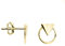 SOFIA MILANI - Damen Ohrringe 925 Silber - vergoldet/golden - Kreis Dreieck Ohrstecker - E1547