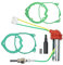 MaxEarn 7 Stk 12V 2KW 5KW/8KW Standheizung Keramik Glühkerze Set, Keramik Pin Glühkerze Kit, Luft Diesel Parkheizung Reparatursatz mit Glühkerzen+4 Dichtung+Filter, für Auto LKW Boot Webasto Heizung