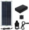 Kit de Bomba de Fuente Solar de 30 W, Bomba de Agua de Panel de Silicio Policristalino 800 L por Hora para Camping de Invernadero de RV