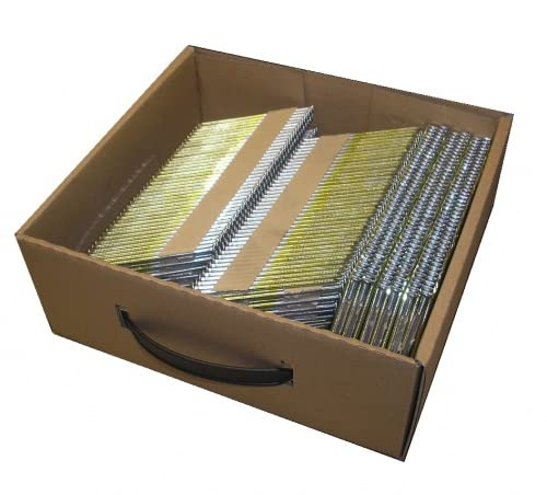 Clous à bande 34° - Tige annulaire - 3,1 x 90 mm - Pour Paslode Senco Tjep Prebena Hikoki