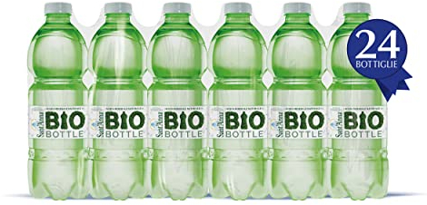 Acqua Sant'Anna Pack 0,5L da 96 Bottiglie biodegradabili di Acqua Naturale | Acqua Naturale Oligominerale Minimamente mineralizzata | Bottiglia Biodegradabile e Compostabile