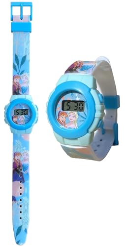CARTOON Montre-bracelet numérique pour enfants dans un emballage moulé, Frozen 1, bracelet