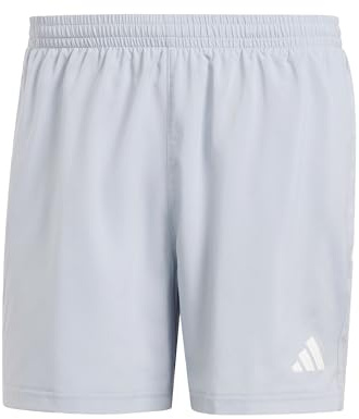 adidas Men's Own The Run Shorts, Halo Silver, XXL 5 inch