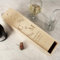 Custom Couples Wooden Wine Bottle Gift Box Wedding Anniversary Presentation Wine Holder (Standard 70cl wine bottles only) 30th 40th 50th 60th Personalised