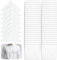 100 Stück Kragenstäbchen Hemdkragenhalter für Herrenhemden Kunststoff Kragenstäbchen Set PVC Kragenspangen Aufkleber Perfekte Setaccessoires für Verhindert Kragenverformung Langlebig Wiederverwendbar