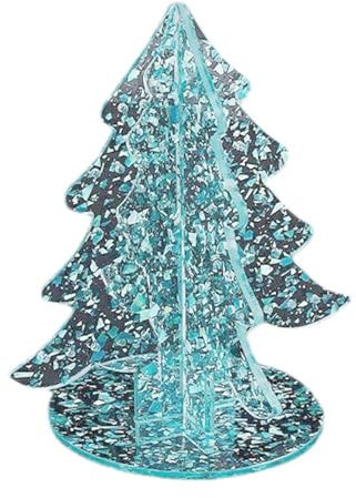Zdprkqzvz Elegantes Acryl-Ohrring-Gestell für Weihnachtsbaum-Ohrringe, praktischer Ohrring-Präsentationsständer, Schmuckhalter