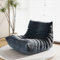 Snug Sofee Bean Bag Chairs for Adults, Bean Bag Sofa - Adult Size with Soft Waterproof Fabric for Living Room, Apartments, Reading Corner, Gaming, and Movie Venue (Gray)