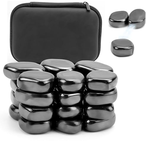 AFAIK 24Stk Magnetic Stones Irregulär Magnetspiel Steine Mini Magnetsteine | Vielseitiger Stresskiller Schwache Magnetische Ferrit Steine Erwachsene Stressabbau Zeitvertreib Büro Gadget