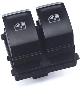 DKAEUK VWWS027N Schalter für elektrische Fensterheber 5G0959858C 5G0959858E kompatibel mitCampmob Cafter Golf MK 7 Multivan Transporter Fabia Scala Leon
