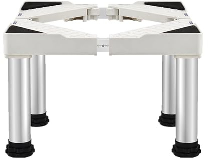 MiSMiAO Kühlschrank untergestell,kühlschrank erhöhung 39-41cm,ständer für kühlbox, spülmaschine Gefriertruhe Gefrierschrank Küchenschrank Statische Haushalts Geräte stauraum geschaffen Werden （Weiß）