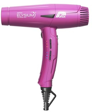 Parlux Elysium Hair Dryer Styling with 3 Speed & 3 Heat Settings (Fuscia)