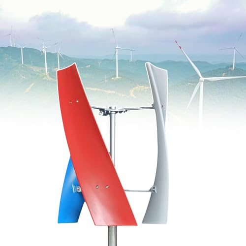 Generatore Eolico da 6 kW, Mulino a Vento Verticale con levitazione Magnetica Permanente, Sistema di Alimentazione a 12 V per Uso Domestico, Soluzione efficiente per Le Energie rinnovabili