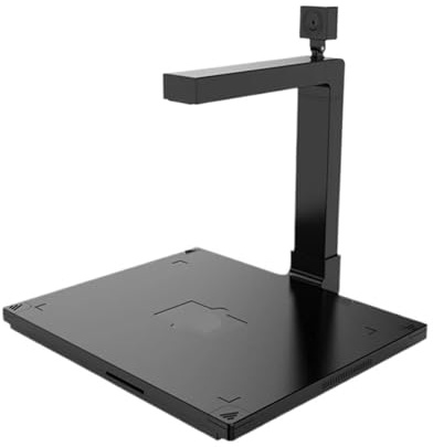 Buchscanner, Tragbarer Dokumentenscanner Mit Kamera for Banken,für Bilder/Ausweise/Büromanuskripte