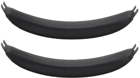 Generic Headset-Kopfbandpolster aus Weichem Proteinleder, 2 Kompensationskissenhüllen für Wolkenstiche, Einfache Installation, Ideal für Spieler und Musikliebhaber