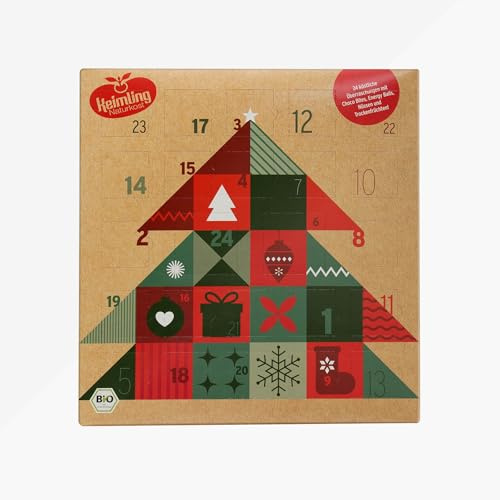 Keimling Adventskalender, Bio 450 g – Vegan, ohne Zusatzstoffe, 24 Türchen voller Genuss