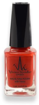 Vivien Kondor Henna infused Permeable Vegan Nail Polish No UV Led Needed (Imperial Red)