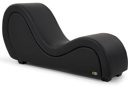 ANDOV Luxus-Tantra-Liege – Bequemer Stuhl für Yoga, Entspannung und romantische Stunden zu zweit – Ergonomisches Design für Paare (Schwarz)