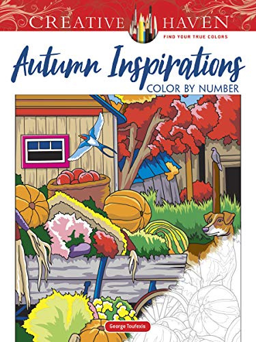 Creative Haven Autumn Inspirations Color by Number (Creative Haven Coloring Books)