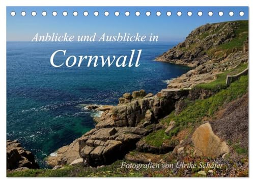 Anblicke und Ausblicke in Cornwall (Tischkalender 2025 DIN A5 quer), CALVENDO Monatskalender