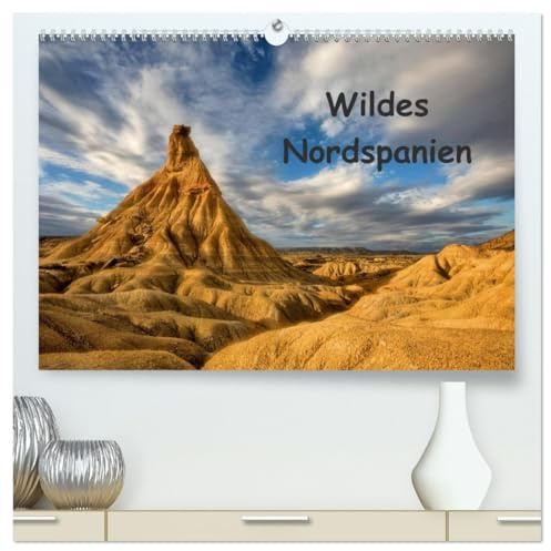 Wildes Nordspanien (hochwertiger Premium Wandkalender 2026 DIN A2 quer), Kunstdruck in Hochglanz: Bizarre Felsküsten und lebensfeindliche Halbwüsten, ... Geheimtipps in Nordspanien. (CALVENDO Natur)