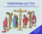 Fastenkrippe aus Tirol: Original Papierkrippe von Philipp Schuhmacher (1870-1940) mit 37 Figuren zu den Szenen Ölberg, Geisselung, Dornenkrönung, ... Kreuz, im Grab, Auferstehung zum Ausschneiden