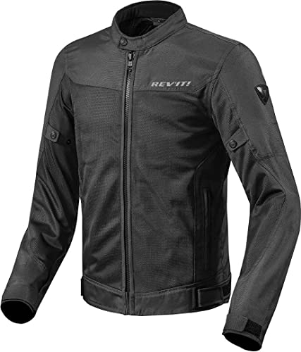 REV'IT! Motorradjacke mit Protektoren Motorrad Jacke Eclipse Textiljacke schwarz XXL, Herren, Tourer, Ganzjährig