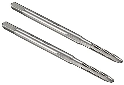 uxcell Metric Taps M2 x 0.4mm Pitch 3 Flutes H2 Thread Plug Tap HSS for Clocks and Watches DIY 2pcs