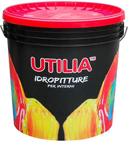 Idropittura Lavabile a Tempera Traspirante per Interni colore bianco confezione da 14 litri