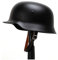 DETECH WW2 German M35 Steel Helmet WW II Schutzhelm Hochfester Stahl Tactical German Army Military Combat Helm mit Lederfutter