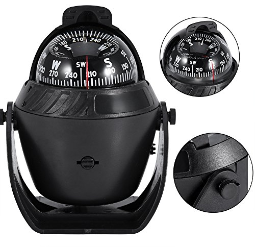 Ejoyous Bootskompass, Auto Boot Marine Kompass Elektronische Navigation LED Licht
