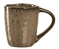 Leonardo Matera Espresso-Tasse 1 Stück, spülmaschinengeeignetes Espresso-Glas, 1 Mokka-Becher aus Steingut, Keramik-Tasse, beige 90 ml, 018595